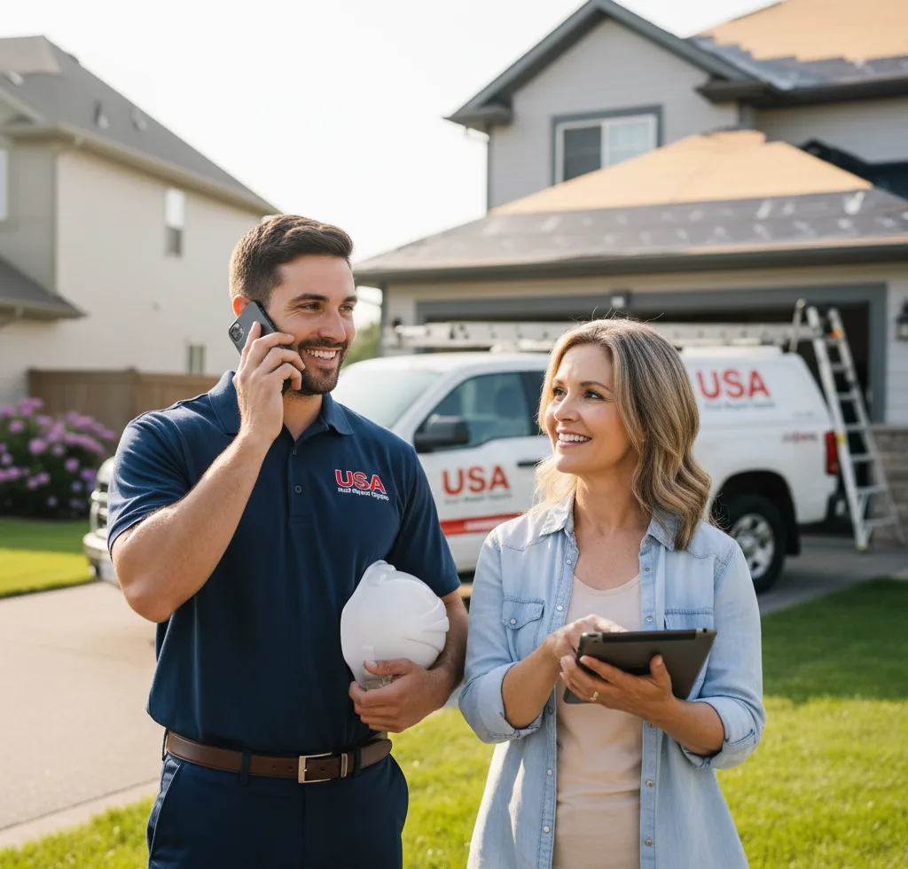USA Roof Repair Experts customer support in Wyandotte